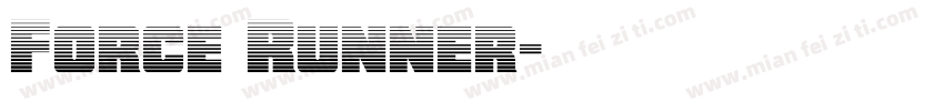 Force Runner字体转换